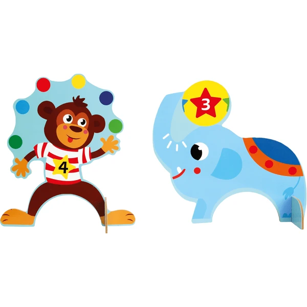 Bino Kinderspel K Rocket Set Van Hout, Circus 3 Bino Kinderspel K Rocket Set Van Hout, Circus - Afbeelding 3