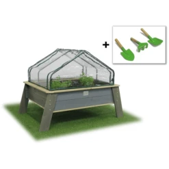 EXIT TOYS EXIT Aksent Kweektafel XL Met Kweekkas En Tuingereedschap -Buitenspeelgoed exit aksent kweektafel xl met kweekkas en tuingereedschap a248484 1