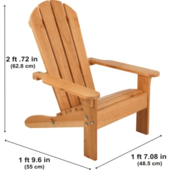 Kidkraft ® Adirondack Stoel - Honingkleurig -Buitenspeelgoed kidkraft adirondack stoel honingkleurig a312837 3