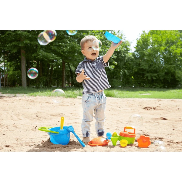 LENA Zandset Blauw, 10-delig 3 LENA Zandset Blauw, 10-delig - Afbeelding 3