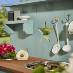 MUDDY BUDDY Buitenspeelkeuken "Adventurer Star" Petrol Blauw -Buitenspeelgoed muddy buddy buitenspeelkeuken adventurer star petrol blauw a412337 4