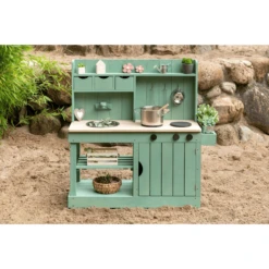 MUDDY BUDDY Buitenspeelkeuken "Explorer" Saliegroen -Buitenspeelgoed muddy buddy buitenspeelkeuken explorer saliegroen a412341 4