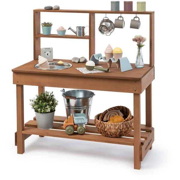 MUDDY BUDDY Speelkeuken Voor Buiten "Mud Starter" Cacaobruin 1 MUDDY BUDDY Speelkeuken Voor Buiten "Mud Starter" Cacaobruin