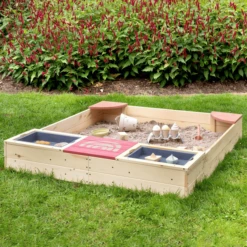 MUDDY BUDDY Zandbak "Beach Rebel" Naturel Poederroze -Buitenspeelgoed muddy buddy zandbak beach rebel naturel poederroze a412387 4