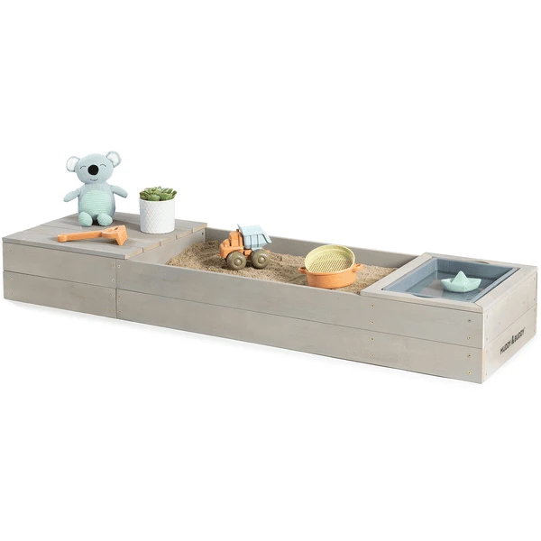 MUDDY BUDDY Zandbak "Space Saver" Warm Grijs 1 MUDDY BUDDY Zandbak "Space Saver" Warm Grijs