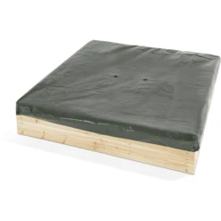 Plum Vierkante Houten Zandbak Voor Kinderen Met Banken -Buitenspeelgoed plum vierkante houten zandbak voor kinderen met banken a207150 4