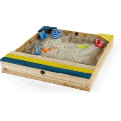 Plum® Zandbak Met Opberggedeelte -Buitenspeelgoed plum zandbak met opberggedeelte a243577 2