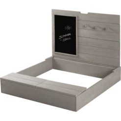 Roba Zandbak Met Deksel, Bord En Haken -Buitenspeelgoed roba zandbak met deksel bord en haken a307788 3