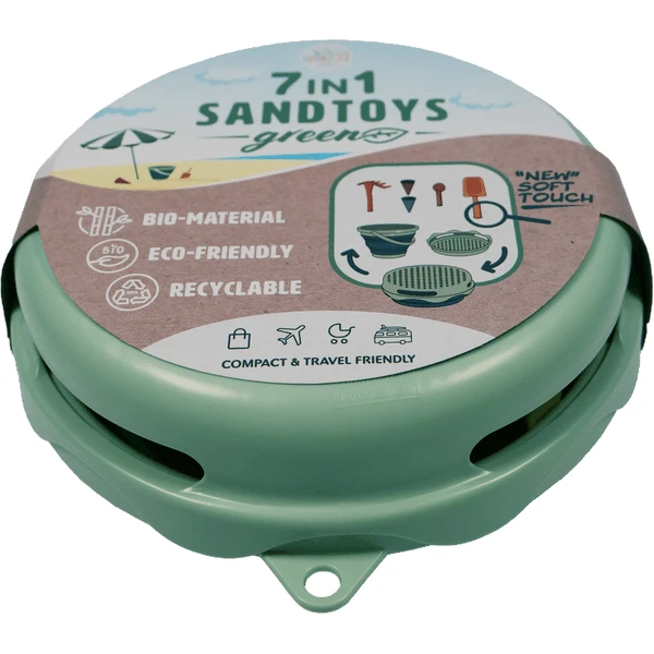 Schildkröt S CHILD KRÖT ® 7in1 Sand Speelgoed Opvouwbare Emmer Set Groen 5 Schildkröt S CHILD KRÖT ® 7in1 Sand Speelgoed Opvouwbare Emmer Set Groen - Afbeelding 5