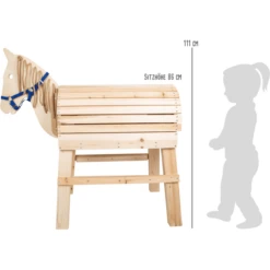 Small Foot ® Houten Paard -Buitenspeelgoed small foot houten paard a298724 4