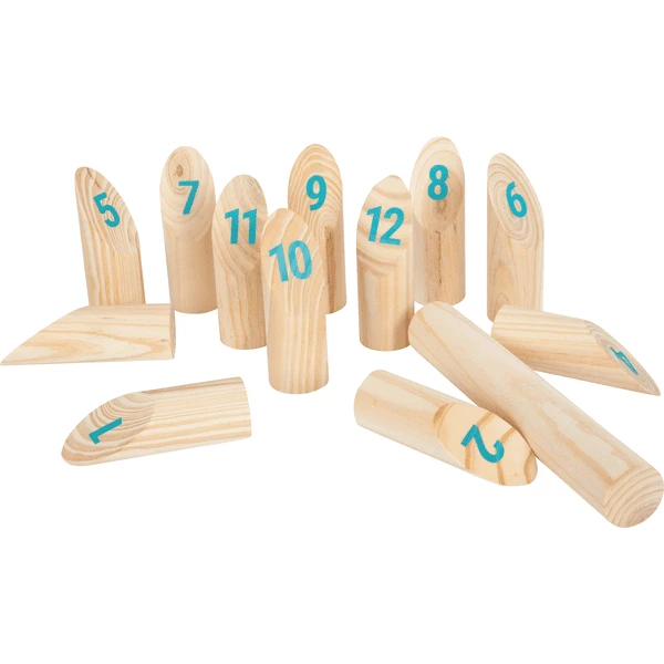 Small Foot ® Vikingspel Kubb Met Getallen " Active 2 Small Foot ® Vikingspel Kubb Met Getallen " Active - Afbeelding 2