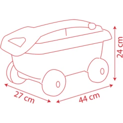 Smoby Cars Handkar Met Sand Emmerset 7 Smoby Cars Handkar Met Sand Emmerset -Buitenspeelgoed smoby cars handkar met sand emmerset a342314 2