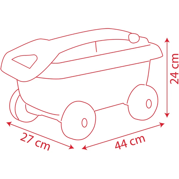 Smoby Cars Handkar Met Sand Emmerset 3 Smoby Cars Handkar Met Sand Emmerset - Afbeelding 3